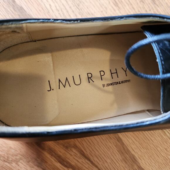 Johnston & Murphy Men\'s Leather Oxford Dress Shoe Black Size 9 main image 5